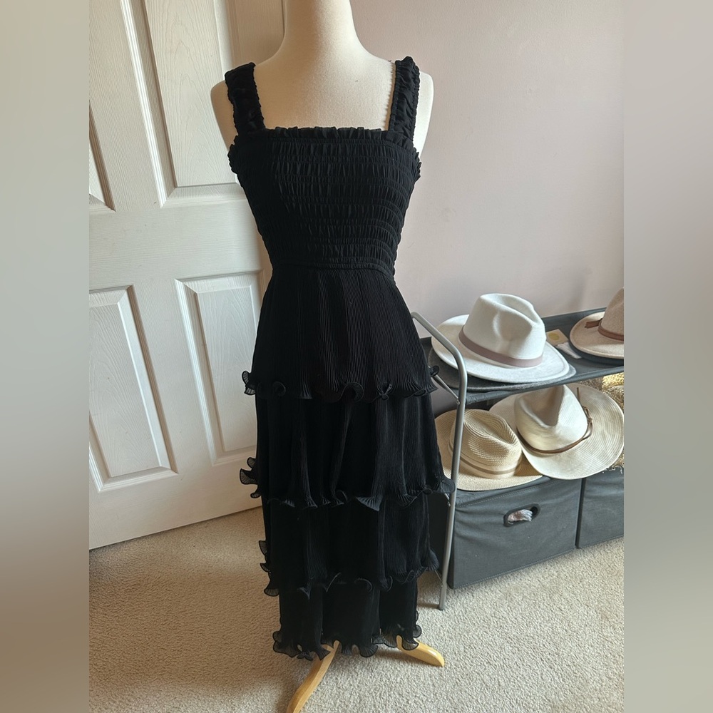 Black Tiered Dress from Vici